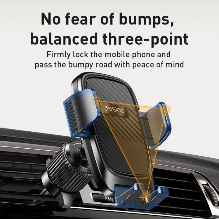 Yesido C241 Adjustable Car Air Vent Mobile Phone Holder - Car Holders by Yesido | Online Shopping South Africa | PMC TechLife | Buy Now Pay Later Mobicred