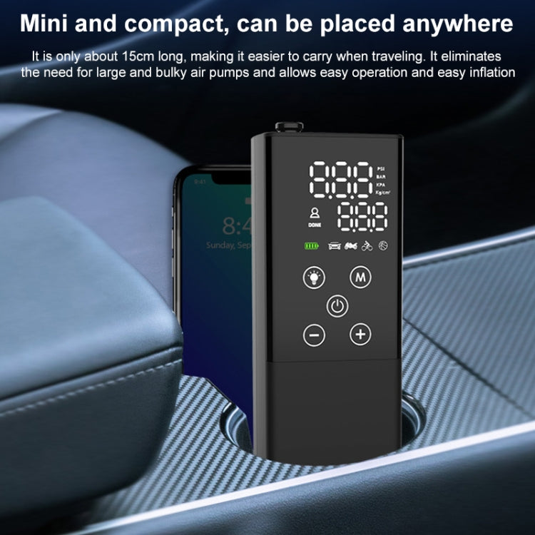 GP2 Car Portable Mini Touch Wreless Air Pump Smart Electric Air Pump - Inflatable Pump by PMC TechLife | Online Shopping South Africa | PMC TechLife
