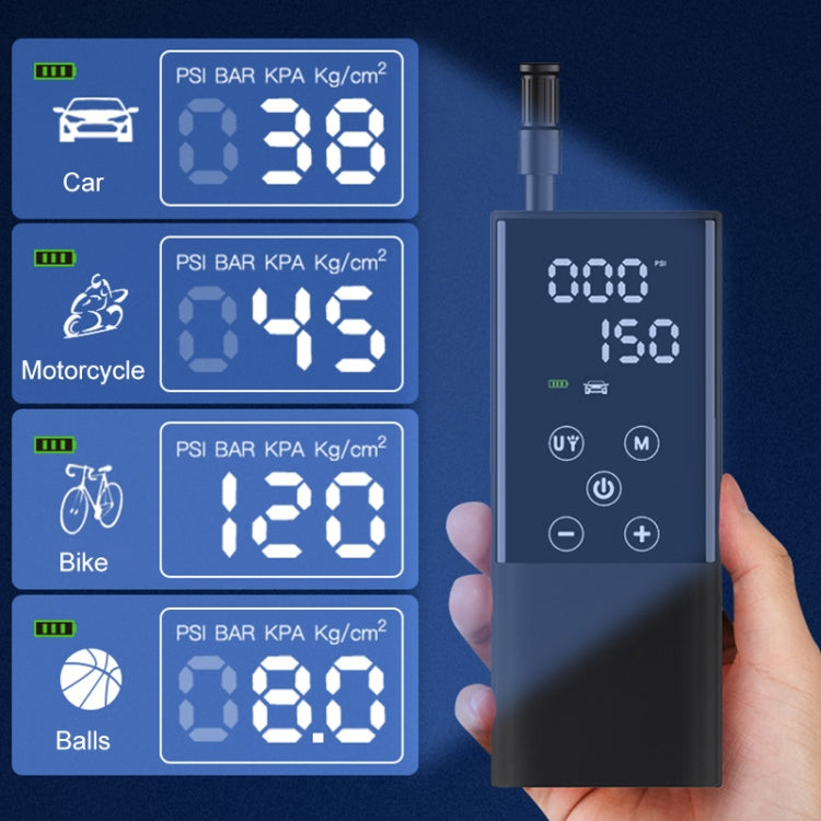 GP2 Car Portable Mini Touch Wreless Air Pump Smart Electric Air Pump - Inflatable Pump by PMC TechLife | Online Shopping South Africa | PMC TechLife