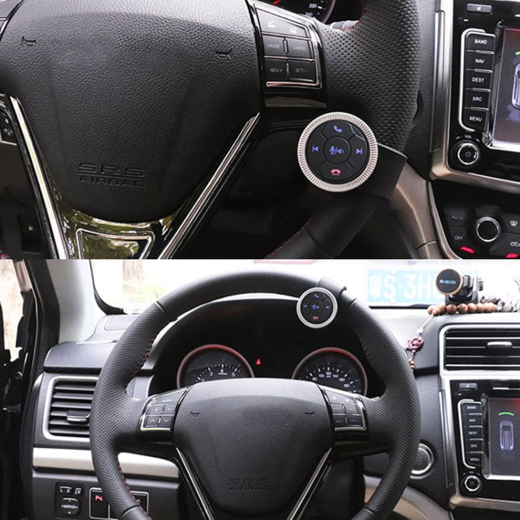 Universal Strap Shape Steering Wheel Remote Control Car Multimedia Wireless Button Remote Control (Black) - free shipping - PMC TechLife - Order now!