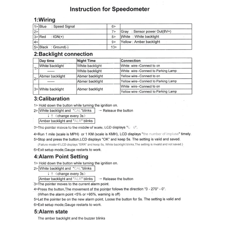 Car Modified 85mm 2 in 1 LCD Instrument Speedometer + Odometer - Clocks & Car Meters by PMC TechLife | Online Shopping South Africa | PMC TechLife | Buy Now Pay Later Mobicred