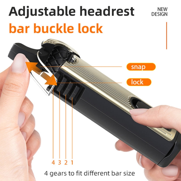 G202 Car Creative Phone Bracket Hook 360 Degree Rotating Telescopic Bracket(Gold) - Car Holders by PMC TechLife | Online Shopping South Africa | PMC TechLife | Buy Now Pay Later Mobicred