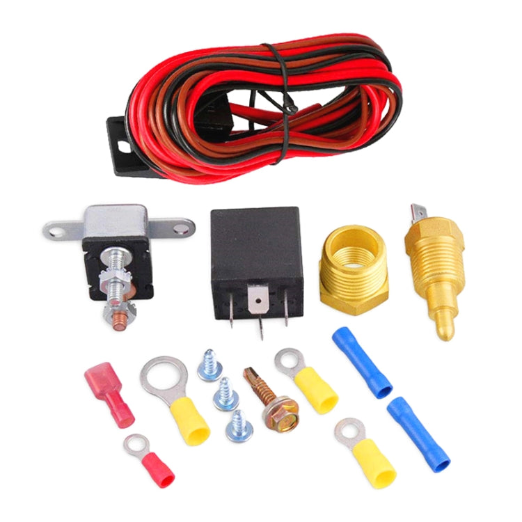 Car Temperature Sensor Switch Electric Cooling Fan Thermostat Wire Harness Assembly - Automobiles Sensors by PMC TechLife | Online Shopping South Africa | PMC TechLife | Buy Now Pay Later Mobicred