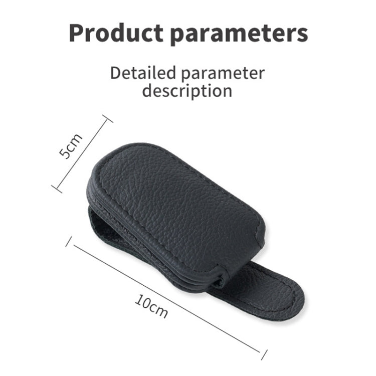 Car Sun Visor Glasses Clip Multi-functional Card Storage Bracket (Red) - Sunglasses & Glasses Clips by PMC TechLife | Online Shopping South Africa | PMC TechLife | Buy Now Pay Later Mobicred