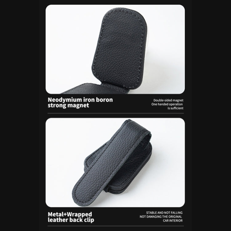 Car Sun Visor Glasses Clip Multi-functional Card Storage Bracket (Red) - Sunglasses & Glasses Clips by PMC TechLife | Online Shopping South Africa | PMC TechLife | Buy Now Pay Later Mobicred