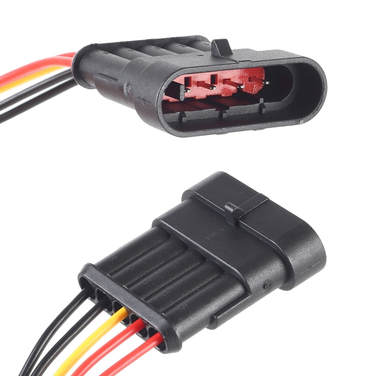10pcs 5P Car Waterproof Plug Car Connector Plug-In, Length���10cm - Cables & Connectors by PMC TechLife | Online Shopping South Africa | PMC TechLife | Buy Now Pay Later Mobicred