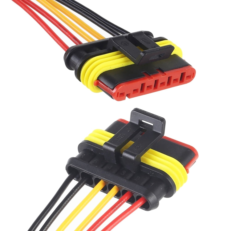 10pcs 6P Car Waterproof Plug Car Connector Plug-In, Length���10cm - free shipping - PMC TechLife - Order now!