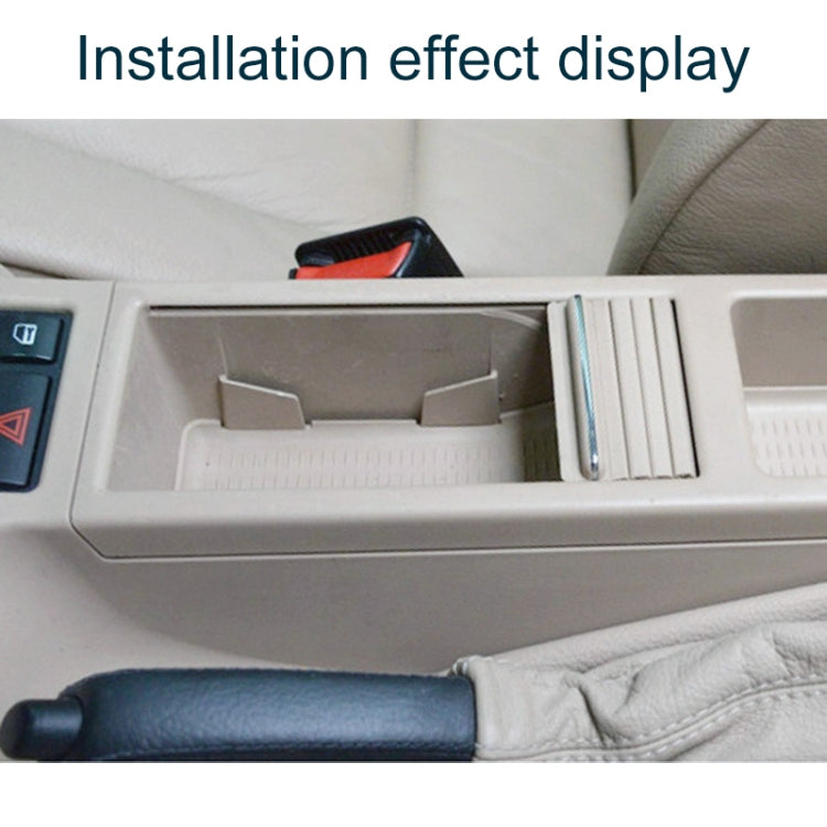 For BMW 3 Series E46 Left Driving Car Center Console Water Cup Holder Cover 51167038334(Beige) - Stowing Tidying by PMC TechLife | Online Shopping South Africa | PMC TechLife | Buy Now Pay Later Mobicred