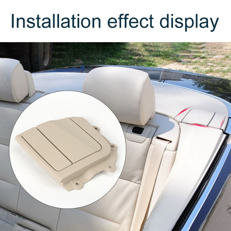 For BMW 3 Series E93 Left Driving Car Convertible Rear Platform Left Hinge Cover Folding Cover 5437 7174 547(Beige) - Others by PMC TechLife | Online Shopping South Africa | PMC TechLife | Buy Now Pay Later Mobicred