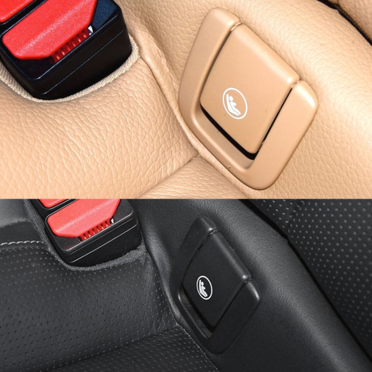 Child Seat Rear Row Seat Safety Belt Anchor Cover For volvo V90 / S90 / S60 / XC40 / XC60, Left-Drive(Black) - Auto Fastener & Clips by PMC TechLife | Online Shopping South Africa | PMC TechLife