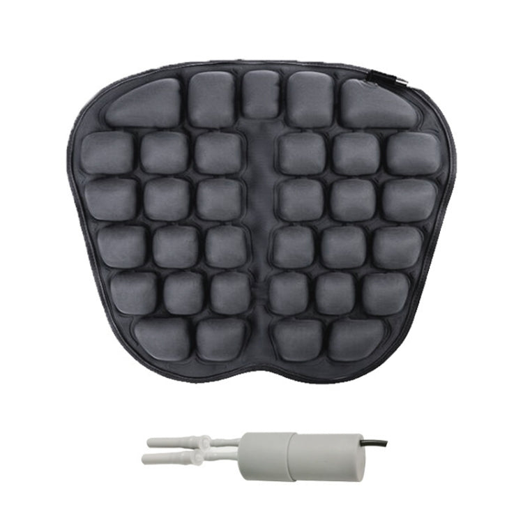 IN-SC003 Car Office Inflatable Airbag Seat Cushion, Style: Electric Water Inflatable Dual-Use (Black) - Seat Accessories by PMC TechLife | Online Shopping South Africa | PMC TechLife | Buy Now Pay Later Mobicred