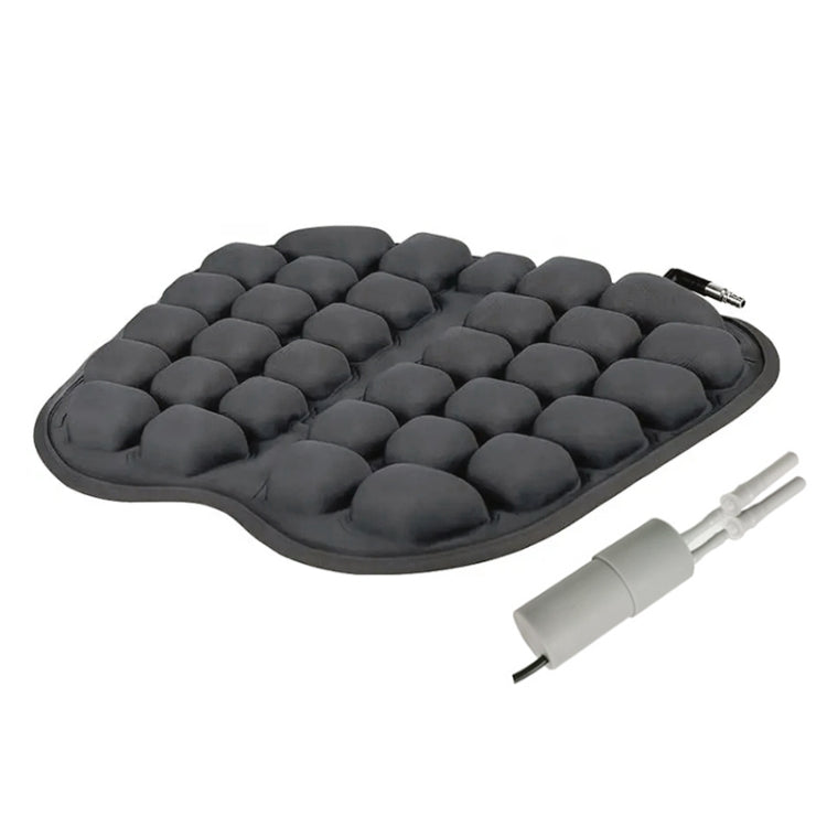 IN-SC003 Car Office Inflatable Airbag Seat Cushion, Style: Electric Water Inflatable Dual-Use (Black) - Seat Accessories by PMC TechLife | Online Shopping South Africa | PMC TechLife | Buy Now Pay Later Mobicred
