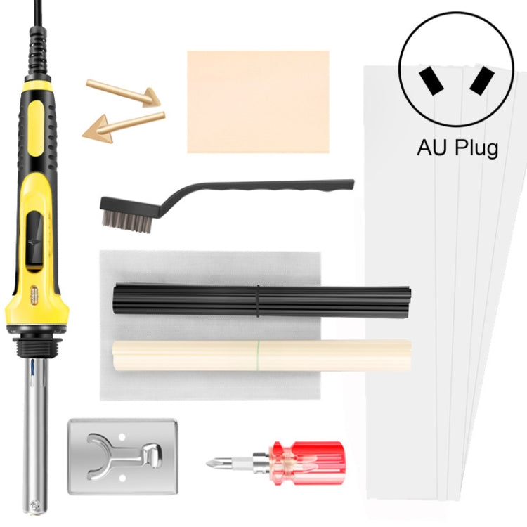 100W Electric Soldering Iron Plastic Welding Machine Car Bumper Repair Plier, AU Plug (Yellow) - Hand Tool Sets by PMC TechLife | Online Shopping South Africa | PMC TechLife | Buy Now Pay Later Mobicred