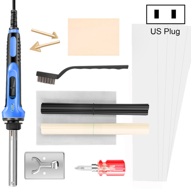 100W Electric Soldering Iron Plastic Welding Machine Car Bumper Repair Plier, US Plug (Blue) - Hand Tool Sets by PMC TechLife | Online Shopping South Africa | PMC TechLife | Buy Now Pay Later Mobicred