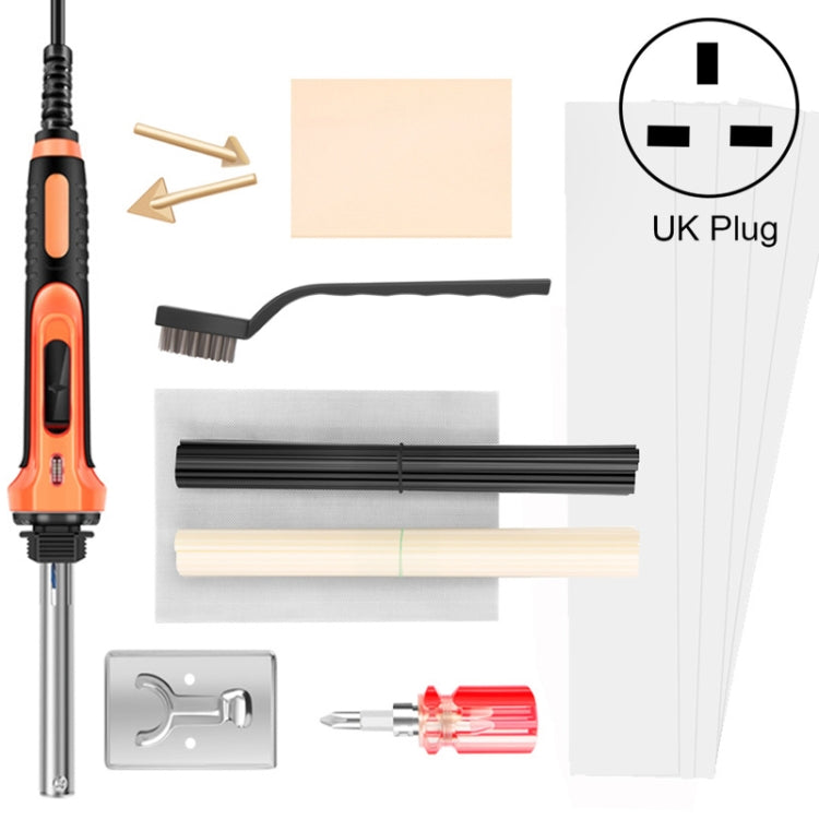 100W Electric Soldering Iron Plastic Welding Machine Car Bumper Repair Plier, UK Plug (Red) - Hand Tool Sets by PMC TechLife | Online Shopping South Africa | PMC TechLife | Buy Now Pay Later Mobicred