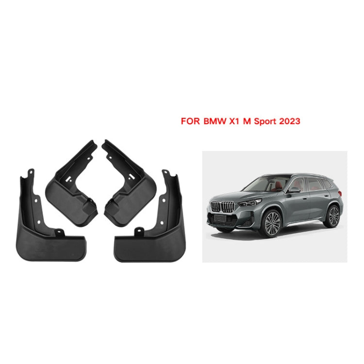 For BMW X1 M Sports 2023 4pcs/Set Car Auto Soft Plastic Splash Flaps Fender Guard - Mudguards by PMC TechLife | Online Shopping South Africa | PMC TechLife | Buy Now Pay Later Mobicred
