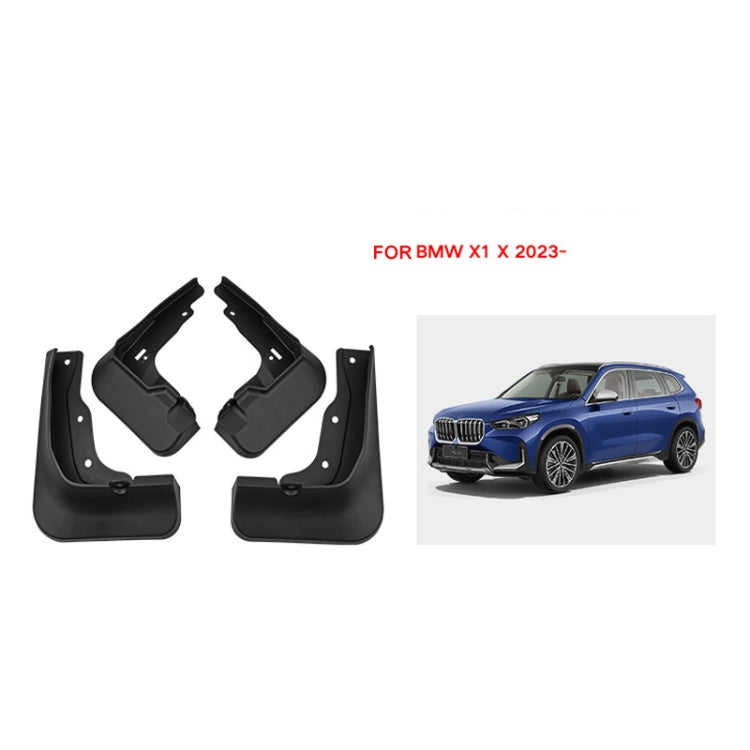 For BMW X1 X 2023 4pcs/Set Car Auto Soft Plastic Splash Flaps Fender Guard - Mudguards by PMC TechLife | Online Shopping South Africa | PMC TechLife | Buy Now Pay Later Mobicred