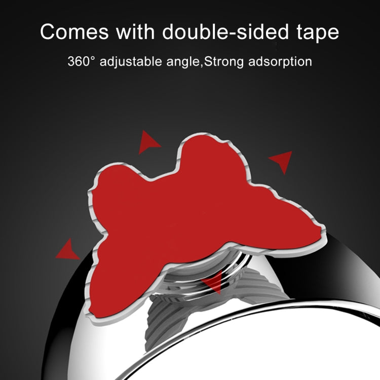 3R-043 Auxiliary Rear View Mirror Car Adjustable Blind Spot Mirror Wide Angle Auxiliary  Side Mirror, Diameter: 60mm (Black) - Interior Mirrors by 3R | Online Shopping South Africa | PMC TechLife | Buy Now Pay Later Mobicred