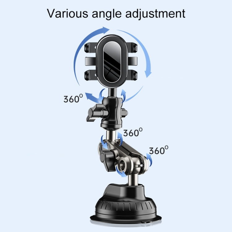 Car Universal Overhead Camera Suction Cup Phone Holder, Short Style - Car Holders by PMC TechLife | Online Shopping South Africa | PMC TechLife | Buy Now Pay Later Mobicred