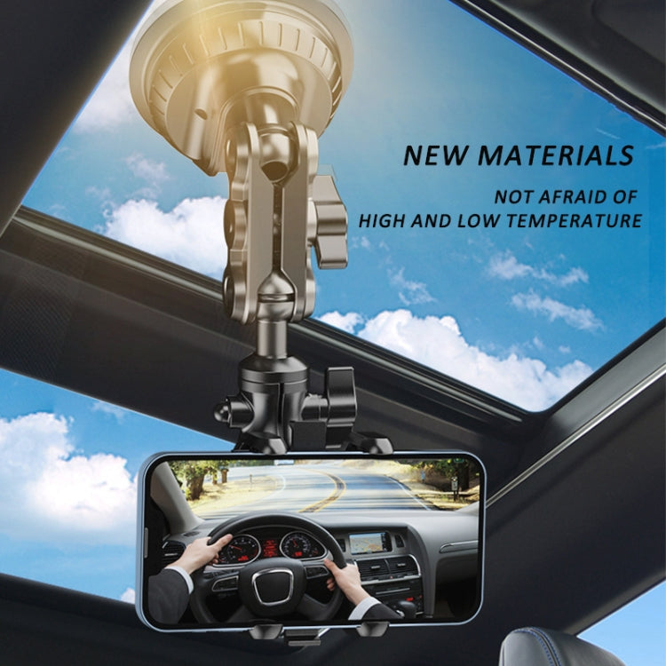 Car Universal Overhead Camera Suction Cup Phone Holder, Short Style with Bluetooth Remote Control - Car Holders by PMC TechLife | Online Shopping South Africa | PMC TechLife | Buy Now Pay Later Mobicred