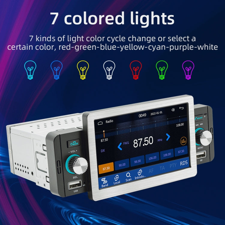 158W 5 inch Allwinner Melis F133 Car MP5 Player, Support CarPlay / BT / USB / FM - Car MP3 & MP4 & MP5 by PMC TechLife | Online Shopping South Africa | PMC TechLife | Buy Now Pay Later Mobicred