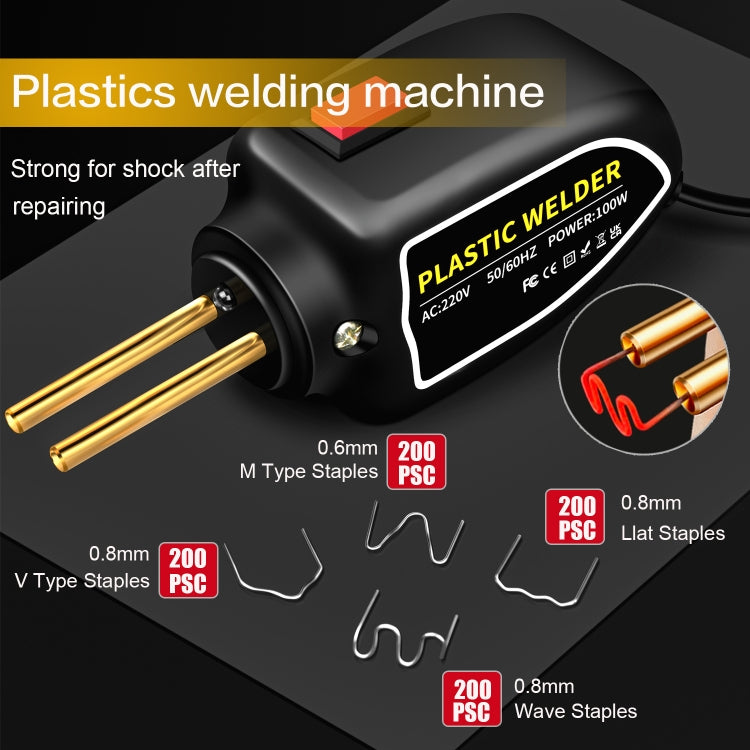 Hot Stapler Plastic Welding Machine Car Bumper Repair Kit Plier, AU Plug - Hand Tool Sets by PMC TechLife | Online Shopping South Africa | PMC TechLife | Buy Now Pay Later Mobicred