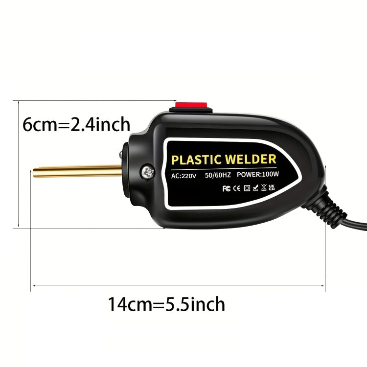 Hot Stapler Plastic Welding Machine Car Bumper Repair Kit Plier, UK Plug - Hand Tool Sets by PMC TechLife | Online Shopping South Africa | PMC TechLife | Buy Now Pay Later Mobicred