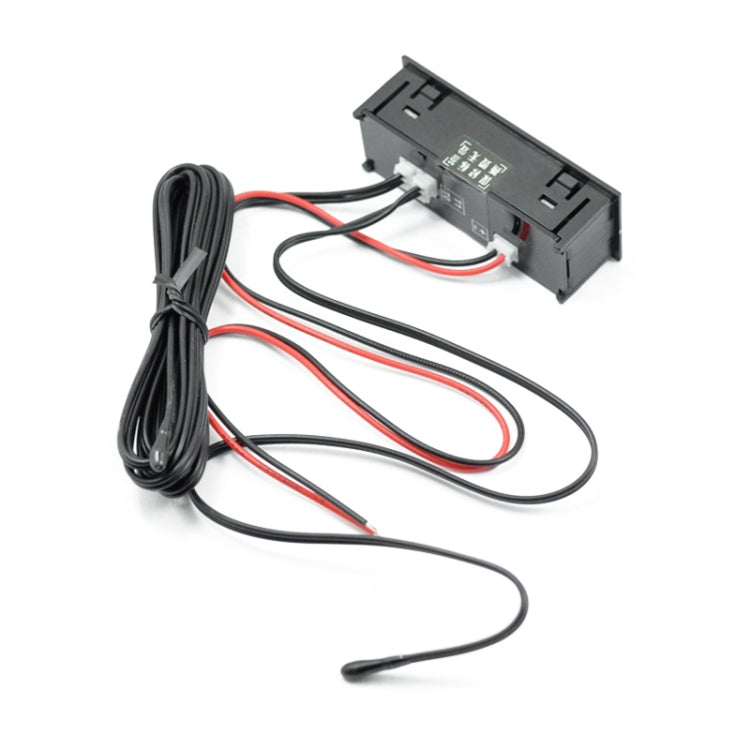 3 in 1 DC5-50V Car High-precision Electronic LED Luminous Clock + Thermometer + Voltmeter (Blue) - Clocks & Car Meters by PMC TechLife | Online Shopping South Africa | PMC TechLife | Buy Now Pay Later Mobicred