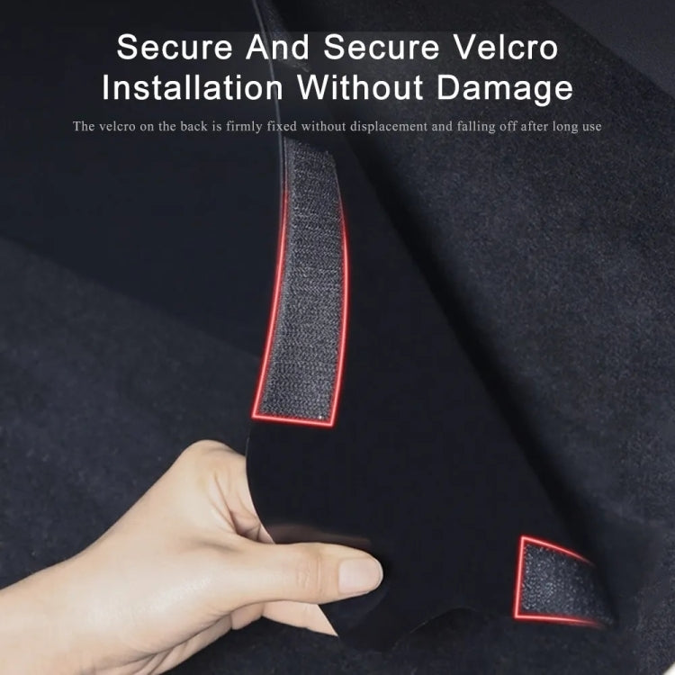 For Tesla Model Y 2pcs / Set Car Center Console Inside Leather Anti-kick Pad - Car Interior Mouldings by PMC TechLife | Online Shopping South Africa | PMC TechLife | Buy Now Pay Later Mobicred