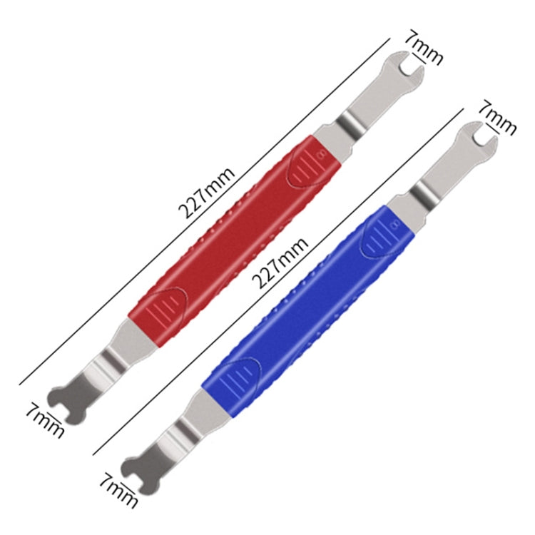 6-8 inch Long Car Door Panel Removal Rubber Buckle Screwdriver (Red) - Hand Tool Sets by PMC TechLife | Online Shopping South Africa | PMC TechLife | Buy Now Pay Later Mobicred