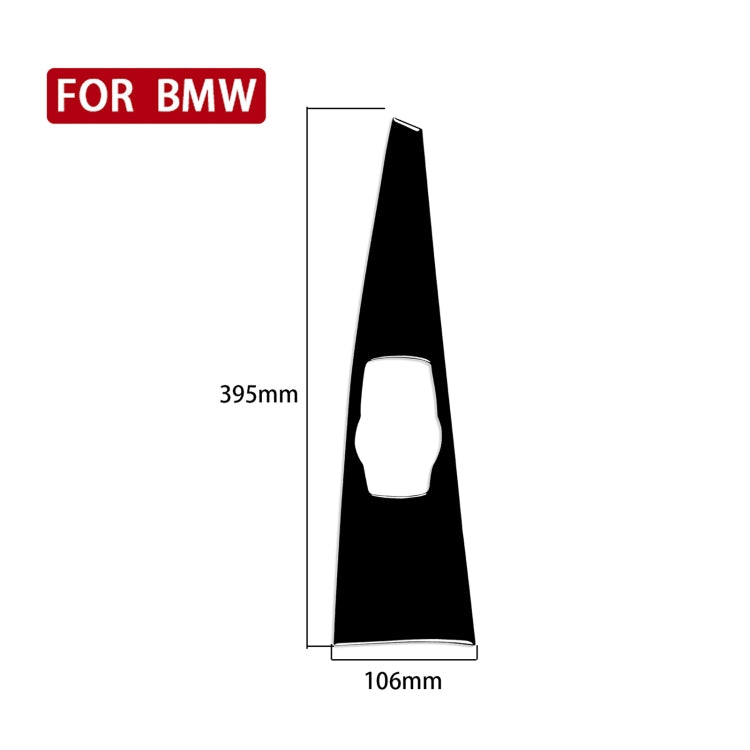 Car Left Drive Multimedia Panel Decorative Sticker for BMW Series 3 F30 2013-2018 / Series 3GT F34 2014-2018 / Series 4 F33 F34 F36 2014-2018(Black) - Car Interior Mouldings by PMC TechLife | Online Shopping South Africa | PMC TechLife | Buy Now Pay Later Mobicred