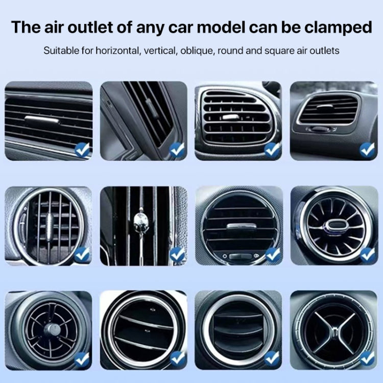 Yesido C242 Adjustable Car Air Vent Mechanical Phone Clip Holder - Universal Car Holders by Yesido | Online Shopping South Africa | PMC TechLife | Buy Now Pay Later Mobicred