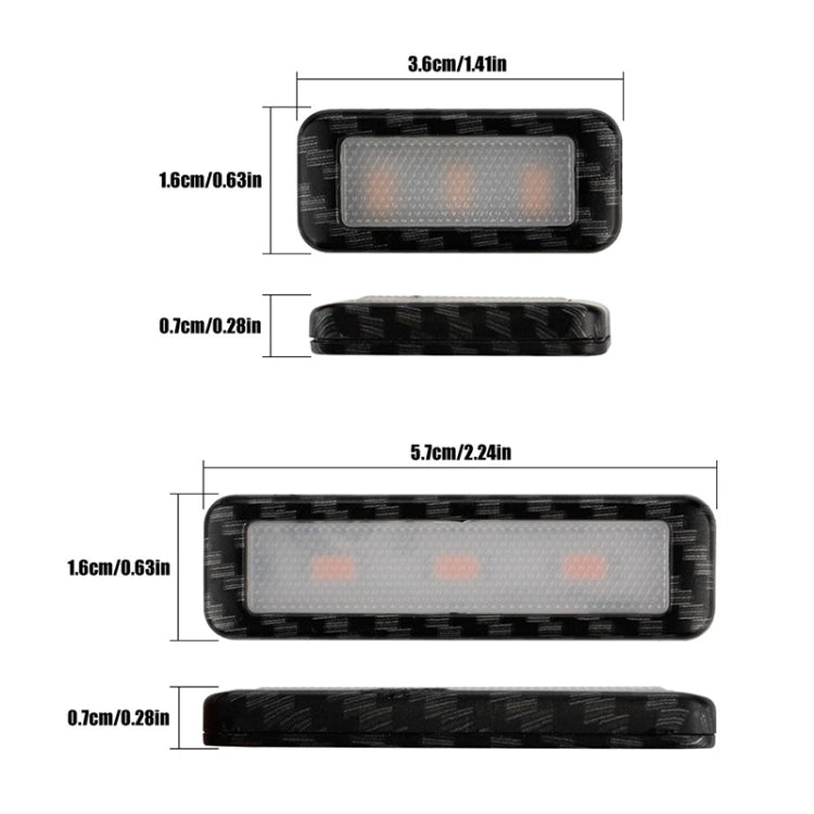 Car 4 in 1 LED Ambient Light Door Decorative Light (Blue Light) - Door Lights by PMC TechLife | Online Shopping South Africa | PMC TechLife | Buy Now Pay Later Mobicred