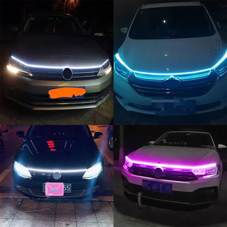 2m Car Daytime Running Super Bright Decorative LED Atmosphere Light (Yellow Light) - Decorative Lights by PMC TechLife | Online Shopping South Africa | PMC TechLife | Buy Now Pay Later Mobicred