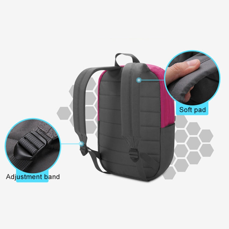 POFOKO XY Series 13.3 inch Fashion Color Matching Multi-functional Backpack Computer Bag, Size: S (Rose Red) - free shipping - PMC TechLife - Order now!