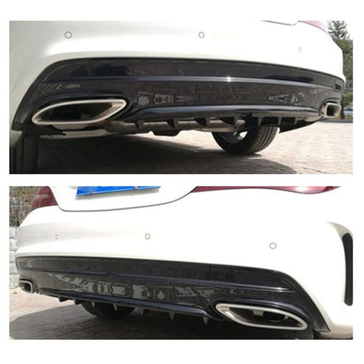 Universal Car Rear Bumper Lip Diffuser 5 Shark Fin Style Carbon Fiber  ABS, Size: 60.0x18.0x5.0cm - Bumper by PMC TechLife | Online Shopping South Africa | PMC TechLife | Buy Now Pay Later Mobicred