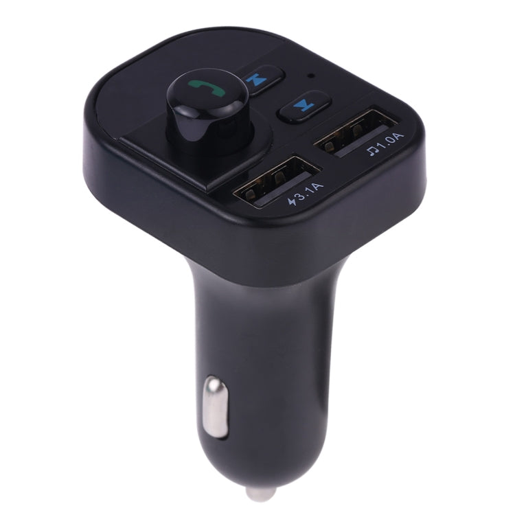 805E Dual USB Charging Bluetooth FM Transmitter MP3 Music Player Car Kit, Support Hands-Free Call  & Read TF Card / U Disk Music(Black) - Bluetooth Car Kits by PMC TechLife | Online Shopping South Africa | PMC TechLife | Buy Now Pay Later Mobicred