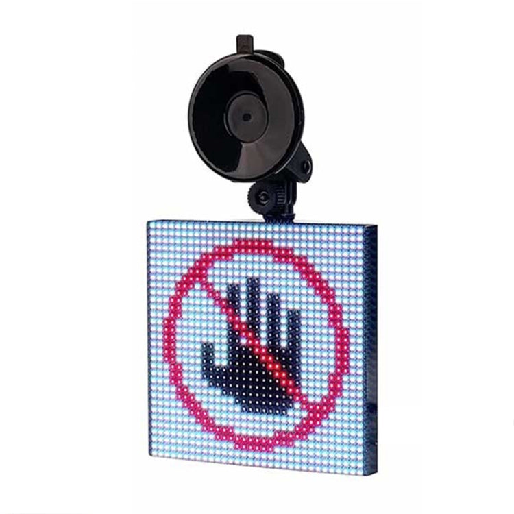 32x32 Pixel Full Color Wireless Bluetooth APP Control Emoticon Smile Faces LED Car Sign LED Display Lighting Board - Car Monitor by PMc TechLife | Online Shopping South Africa | PMc TechLife | Buy Now Pay Later Mobicred
