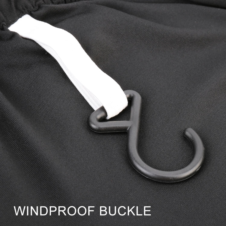 Anti-Dust Anti-UV Heat-insulating Elastic Force Cotton Car Cover for Sedan Car, Size: L, 4.9m~5.25m (Black) - PE Material by PMC TechLife | Online Shopping South Africa | PMC TechLife | Buy Now Pay Later Mobicred