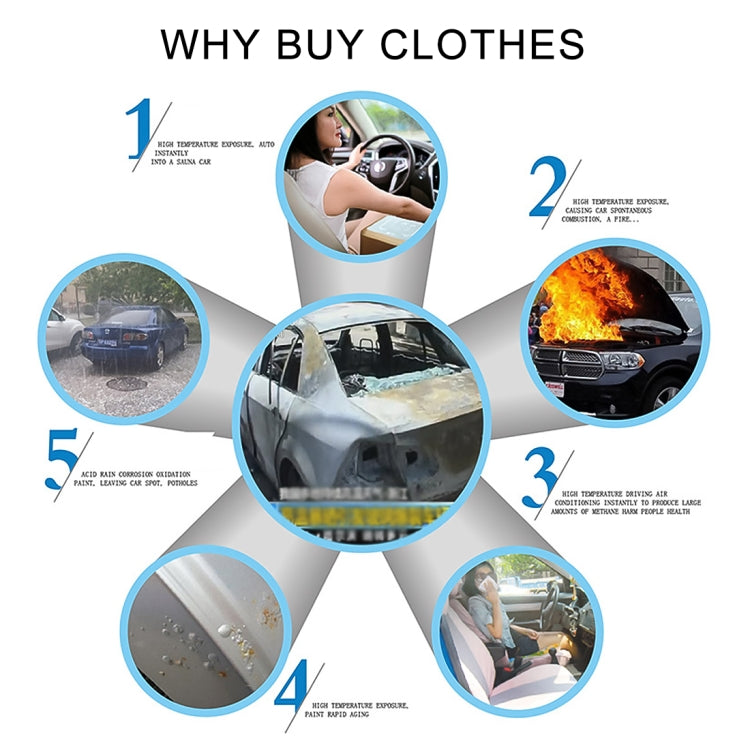 Anti-Dust Anti-UV Heat-insulating Elastic Force Cotton Car Cover for Sedan Car, Size: S, 4.3m~4.65m (Black) - PE Material by PMC TechLife | Online Shopping South Africa | PMC TechLife | Buy Now Pay Later Mobicred