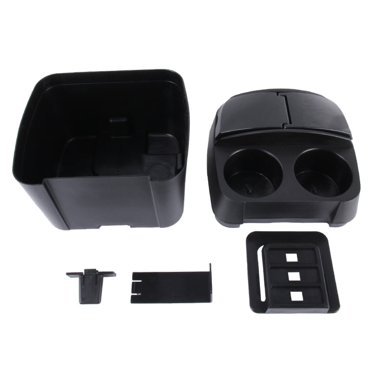 SHUNWEI SD-1605 Multifunction 3 in 1 Car Cup Holder Drink Bottle Can Garbage Can Portable Vehicle Trash Can Bin Rubbish Bin Organizer(Black) - Stowing Tidying by SHUNWEI | Online Shopping South Africa | PMC TechLife | Buy Now Pay Later Mobicred