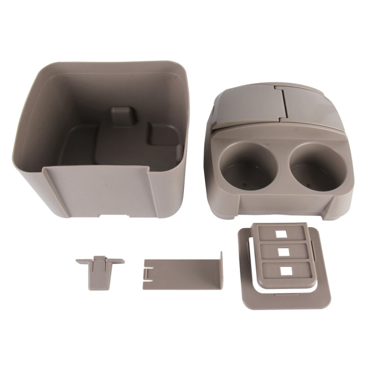 SHUNWEI SD-1605 Multifunction 3 in 1 Car Cup Holder Drink Bottle Can Garbage Can Portable Vehicle Trash Can Bin Rubbish Bin Organizer(Khaki) - Stowing Tidying by SHUNWEI | Online Shopping South Africa | PMC TechLife | Buy Now Pay Later Mobicred