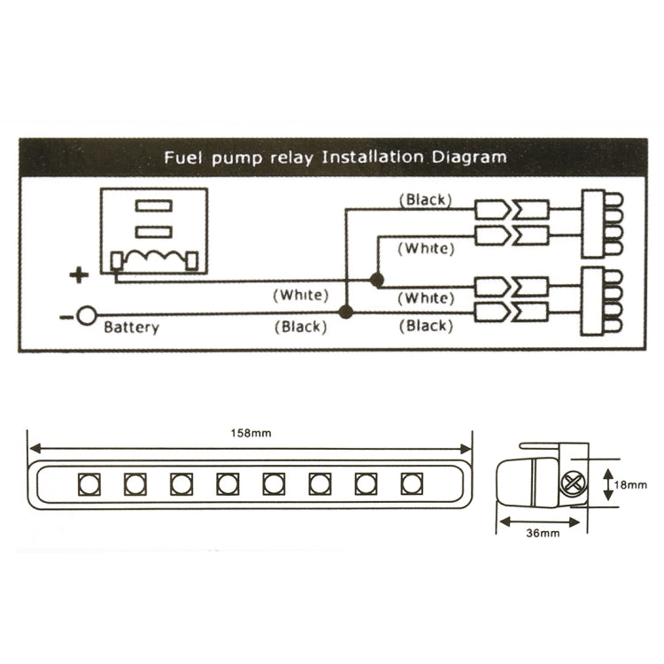 1 Pair DC9-16V 2W 120LM 7000K 8 SMD-5050-LEDs Circular Car DRL&Turn Light - Running Lights by PMC TechLife | Online Shopping South Africa | PMC TechLife | Buy Now Pay Later Mobicred