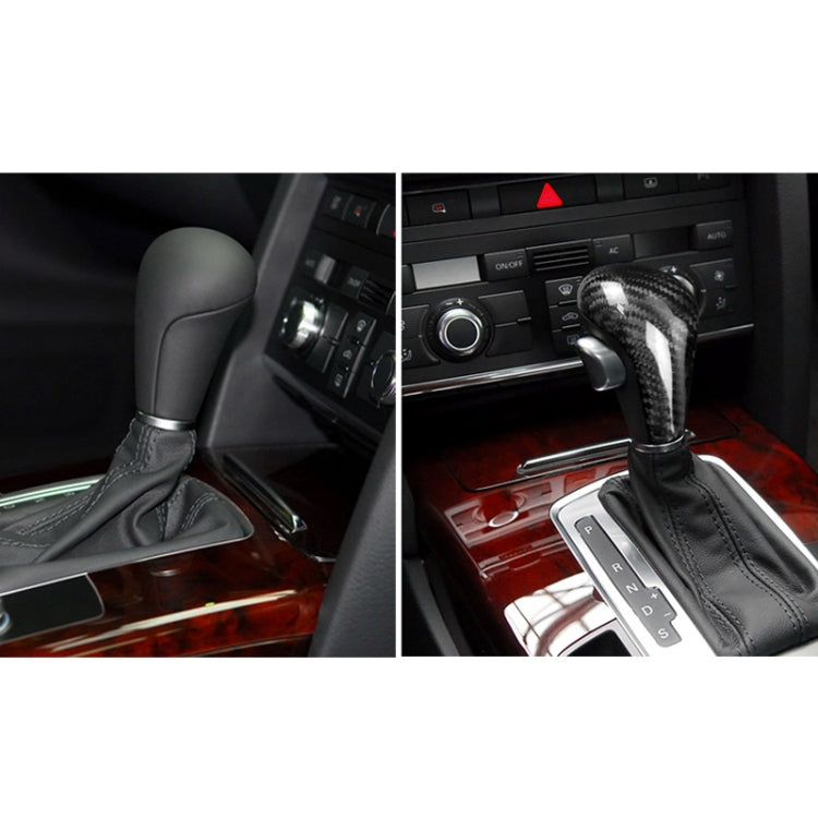 For Left Driving Universal Carbon Fiber Car Gear Shift Knob Modified Shifter Lever Knob for AUDI A4 / A5 / A6 / A7 / Q5 Q7 - Shift Knob by PMC TechLife | Online Shopping South Africa | PMC TechLife | Buy Now Pay Later Mobicred