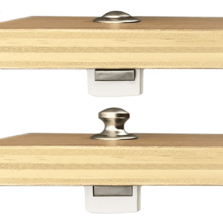 Press Type Drawer Cabinet Catch Latch Release Cupboard Door Stop Drawer Cabinet Locker for RV / Yacht / Furniture(Brown) - Locks & Hasps by PMC TechLife | Online Shopping South Africa | PMC TechLife | Buy Now Pay Later Mobicred