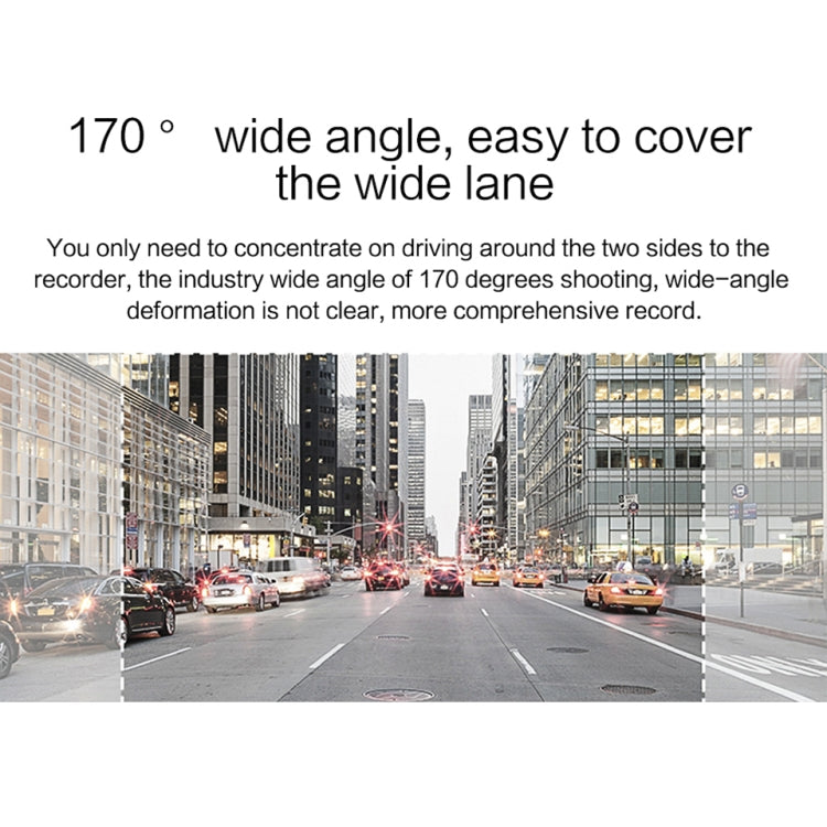 V100 7 inch LCD Touch Screen Rear View Mirror Car Recorder with Separate Camera, 170 Degree Wide Angle Viewing, Support Night Vision / Loop Video / Motion Detection / G-Sensor / TF Card - Car DVRs by PMC TechLife | Online Shopping South Africa | PMC TechLife | Buy Now Pay Later Mobicred