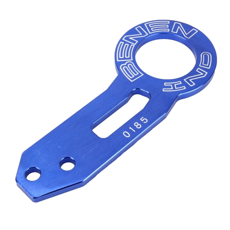 Benen Aluminum Alloy Rear Tow Towing Hook Trailer Ring for Universal Car Auto with Two Screw Holes(Blue) - Towing Bars by PMC TechLife | Online Shopping South Africa | PMC TechLife | Buy Now Pay Later Mobicred