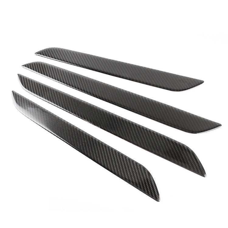 4 PCS Carbon Fibre Car Door Panel Decorative Sticker for Audi Q3 2013-2018 - Car Interior Mouldings by PMC TechLife | Online Shopping South Africa | PMC TechLife | Buy Now Pay Later Mobicred