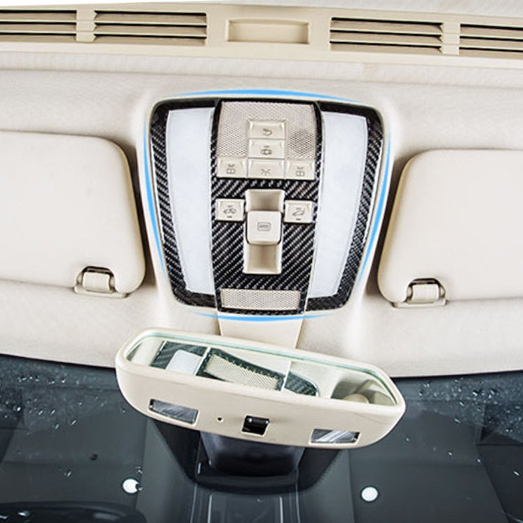 3 PCS Car Front Dome Light Panel Carbon Fiber Decorative Sticker for Mercedes-Benz W204 - Car Interior Mouldings by PMC TechLife | Online Shopping South Africa | PMC TechLife | Buy Now Pay Later Mobicred