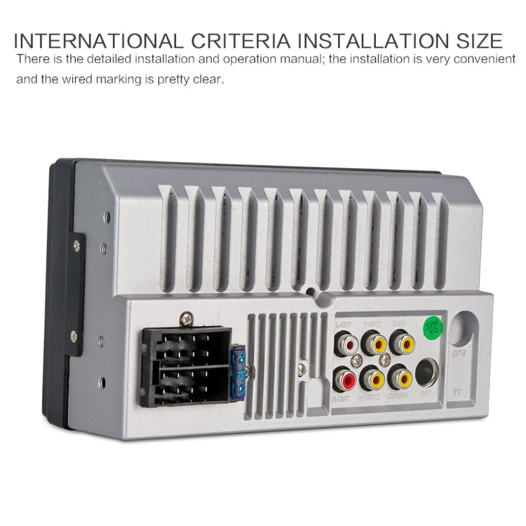 7018B 7.0 inch HD Touch Screen Dual DIN Car Radio Bluetooth Stereo MP3 / MP4 / MP5 Player with Remote Control, with Rearview Camera, 6800 Module, Support  FM / TF Card / USB Flash Disk - Car MP3 & MP4 & MP5 by PMC TechLife | Online Shopping South Africa | PMC TechLife | Buy Now Pay Later Mobicred